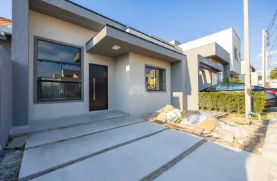 Casa em condomínio fechado com 3 quartos à venda na rua francisco alves ferreira, 640, vila glória, campo largo, 63 m2 por r$ 385.000