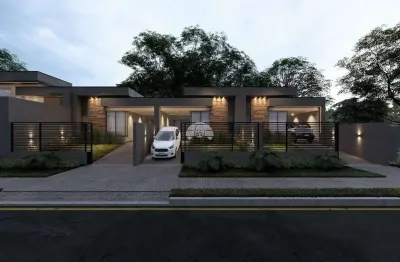 Casa com 3 quartos à venda na rua tibagi, iguaçu, araucária, 72 m2 por r$ 450.000