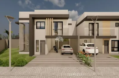 Casa em condomínio fechado com 3 quartos à venda na Rua São Paulo, 66, Jardim Esmeralda, Campo Largo, 131 m2 por R$ 642.600