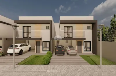 Casa em condomínio fechado com 3 quartos à venda na Rua São Paulo, 66, Jardim Esmeralda, Campo Largo, 161 m2 por R$ 642.600