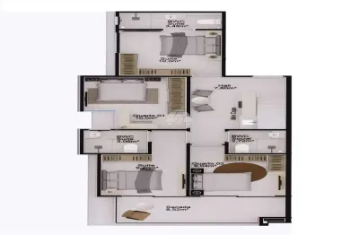 Cobertura com 4 quartos à venda na avenida beira mar, 000, saint etiene, matinhos, 167 m2 por r$ 2.550.000