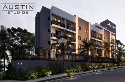 Kitnet / stúdio à venda na rua antônio barbosa ferraz júnior, 311, portão, curitiba, 33 m2 por r$ 302.000