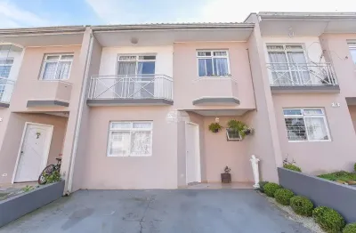 Casa em condomínio fechado com 3 quartos à venda na rua luiz gallieri, 256, uberaba, curitiba, 84 m2 por r$ 522.500