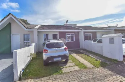 Casa em condomínio fechado com 2 quartos à venda na rua lótus, 450, campina da barra, araucária, 111 m2 por r$ 261.630