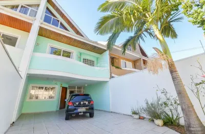 Casa em condomínio fechado com 4 quartos à venda na rua professor duílio aníbal calderari, 99, hugo lange, curitiba, 243 m2 por r$ 1.150.000
