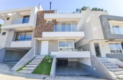 Casa em condomínio fechado com 3 quartos à venda na rua irma schreiner maran, 475, santa cândida, curitiba, 211 m2 por r$ 1.300.000