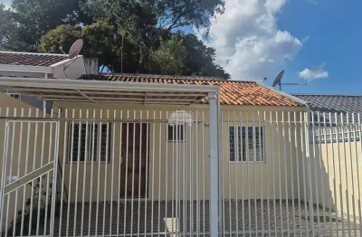 Casa em condomínio fechado com 3 quartos à venda na rua santiago, 572, campo pequeno, colombo, 75 m2 por r$ 265.000