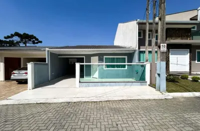 Casa em condomínio fechado com 2 quartos à venda na rua maiorca, 104, parque residencial santa terezinha, colombo, 83 m2 por r$ 530.000