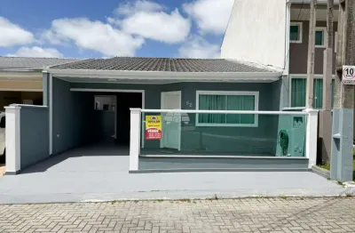 Casa em condomínio fechado com 2 quartos à venda na rua maiorca, 104, parque residencial santa terezinha, colombo, 83 m2 por r$ 530.000