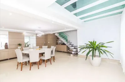 Casa em condomínio fechado com 3 quartos à venda na rua alfredo josé pinto, 1680, fazendinha, curitiba, 229 m2 por r$ 1.100.000