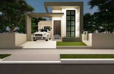 Casa em condomínio fechado com 3 quartos à venda na rua david alves de goes, 955, boqueirão, guarapuava, 84 m2 por r$ 485.000