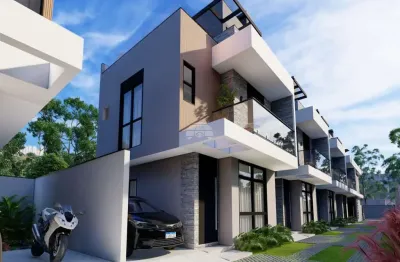 Casa em condomínio fechado com 3 quartos à venda na rua paulo setúbal, 1071, boqueirão, curitiba, 169 m2 por r$ 699.000
