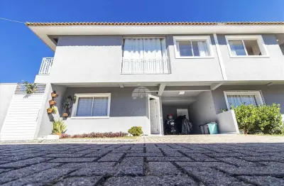 Casa em condomínio fechado com 3 quartos à venda na rua padre dehon, 1850, hauer, curitiba, 126 m2 por r$ 690.000