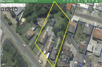 Terreno à venda na avenida senador salgado filho, 5921, uberaba, curitiba, 2278 m2 por r$ 2.800.000