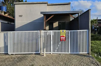 Casa com 2 quartos à venda na rua brasília, 1157, brasília, itapoá, 52 m2 por r$ 330.000