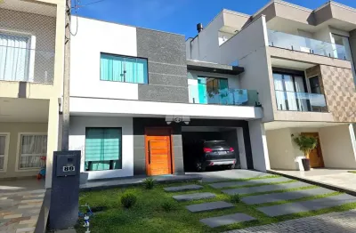 Casa em condomínio fechado com 3 quartos à venda na Rua Augusto Criminácio, 106, Iná, São José dos Pinhais, 107 m2 por R$ 770.000