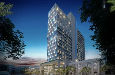 Kitnet / stúdio à venda na avenida república argentina, 2195, portão, curitiba, 16 m2 por r$ 299.000