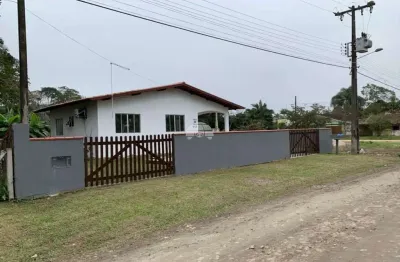 Casa com 2 quartos à venda na rua laranjeiras do sul, 808, princesa do mar, itapoá, 70 m2 por r$ 450.000