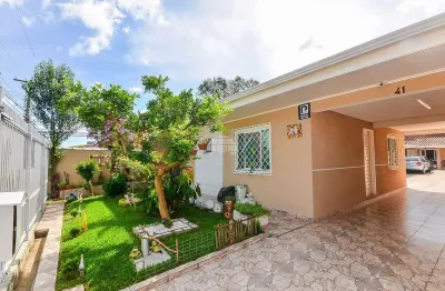 Casa com 2 quartos à venda na rua atílio brunetti, 41, capão raso, curitiba, 239 m2 por r$ 1.280.000