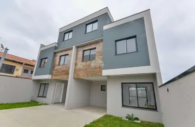 Casa em condomínio fechado com 3 quartos à venda na rua oscar wilde, 694, lindóia, curitiba, 116 m2 por r$ 698.500