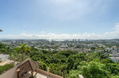 Casa em condomínio fechado com 4 quartos à venda na rua alcebíades antônio dos santos, 379, nonoai, porto alegre, 443 m2 por r$ 1.900.000