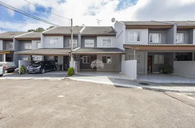 Casa em condomínio fechado com 3 quartos à venda na estrada de santa cândida, 221, santa cândida, curitiba, 170 m2 por r$ 550.000