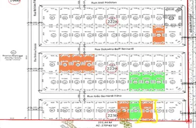 Terreno à venda na rua boleslau fidalski, 00, cadorin, pato branco, 442 m2 por r$ 365.046