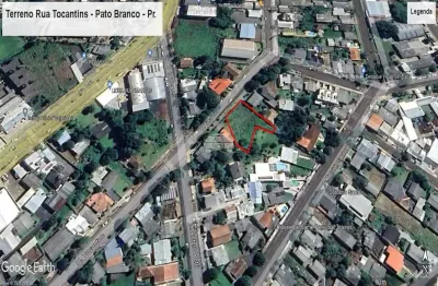 Terreno à venda na rua tocantins, 00, são vicente, pato branco, 1140 m2 por r$ 1.100.000