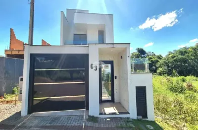 Casa com 3 quartos à venda na travessa joaquim nabuco, 63, fraron, pato branco, 165 m2 por r$ 850.000