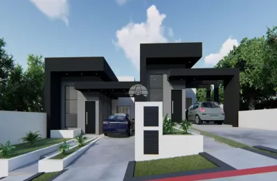 Casa com 2 quartos à venda na rua professor genirio joão favero, 350, fraron, pato branco, 73 m2 por r$ 389.000