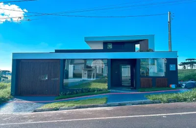 Casa com 3 quartos à venda na rua zilma cadorin marcante, 00, cadorin, pato branco, 340 m2 por r$ 3.200.000