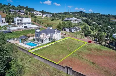 Terreno em condomínio fechado à venda na rua prudêncio alves de oliveira, 00, bancários, pato branco, 100 m2 por r$ 1.798.000