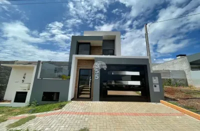 Casa com 3 quartos à venda na rua ângelo albino dagios, 355, fraron, pato branco, 144 m2 por r$ 970.000