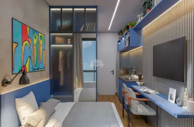 Apartamento com 1 quarto à venda na rua nilo peçanha, 849, bom retiro, curitiba, 16 m2 por r$ 225.000