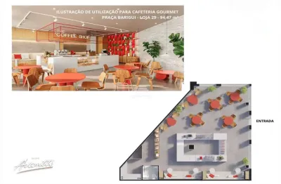 Ponto comercial à venda na rua clara vendramin, 405, mossunguê, curitiba, 51 m2 por r$ 980.780