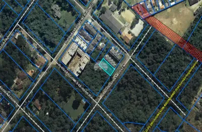 Terreno à venda na rua acyrdo rasmussen, 421, santa cândida, curitiba, 544 m2 por r$ 370.000
