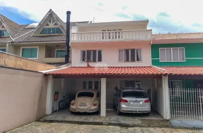 Casa em condomínio fechado com 4 quartos à venda na rua santa fé, 383, centro, pinhais, 125 m2 por r$ 530.000
