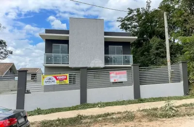 Casa em condomínio fechado com 3 quartos à venda na rua do jacarandá, 144, parque do embu, colombo, 92 m2 por r$ 449.000