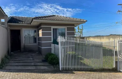 Casa em condomínio fechado com 3 quartos à venda na rua pontes de miranda, 285, centro, colombo, 57 m2 por r$ 319.000