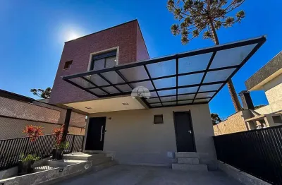 Casa em condomínio fechado com 3 quartos à venda na rua do quivi, 341, arruda, colombo, 155 m2 por r$ 870.000