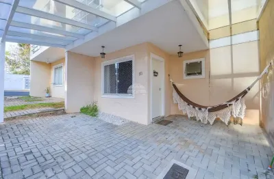 Casa em condomínio fechado com 3 quartos à venda na rua maria teixeira de mello, 239, santa cândida, curitiba, 87 m2 por r$ 600.000