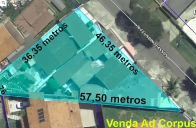 Terreno à venda na rua felisbino passos, 455, tingui, curitiba, 945 m2 por r$ 1.140.000
