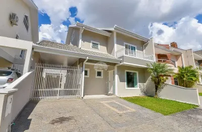 Casa em condomínio fechado com 3 quartos à venda na rua padre joão wislinski, 550, santa cândida, curitiba, 194 m2 por r$ 1.050.000