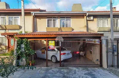 Casa em condomínio fechado com 3 quartos à venda na rua gustavo rattman, 700, bacacheri, curitiba, 123 m2 por r$ 750.000