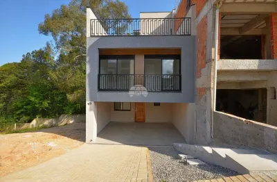 Casa em condomínio fechado com 4 quartos à venda na rua walace landal, 220, santa cândida, curitiba, 188 m2 por r$ 980.000
