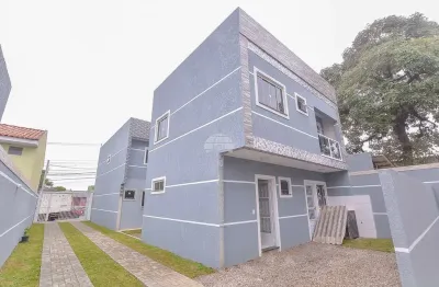 Casa em condomínio fechado com 3 quartos à venda na rua jorge simão, 319, alto boqueirão, curitiba, 75 m2 por r$ 398.000