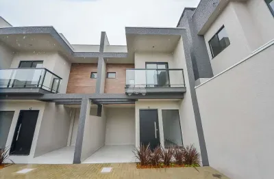 Casa em condomínio fechado com 3 quartos à venda na rua humberto zanato, 25, capão raso, curitiba, 79 m2 por r$ 540.000