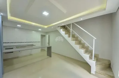 Casa em condomínio fechado com 3 quartos à venda na rua assaí, 630, sítio cercado, curitiba, 70 m2 por r$ 420.000