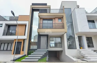 Casa em condomínio fechado com 3 quartos à venda na rua mário gomes cézar, 900, pinheirinho, curitiba, 217 m2 por r$ 1.550.000