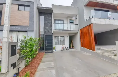 Casa em condomínio fechado com 3 quartos à venda na rua cesário kuroski, 187, cidade industrial, curitiba, 116 m2 por r$ 825.000
